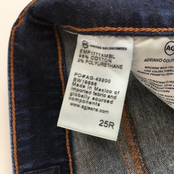 Ag Adriano Goldschmied FARRAH High Rise Skinny Ankle Jeans 25 - Picture 7 of 10